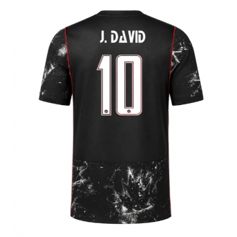 Billige Fotballdrakt Canada Jonathan David #10 Replika Bortedrakt VM 2026 Kortermet